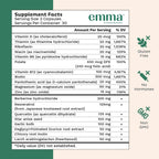 Emma Gut Health Supplement for Bloating & Gas Relief 60 Capsules