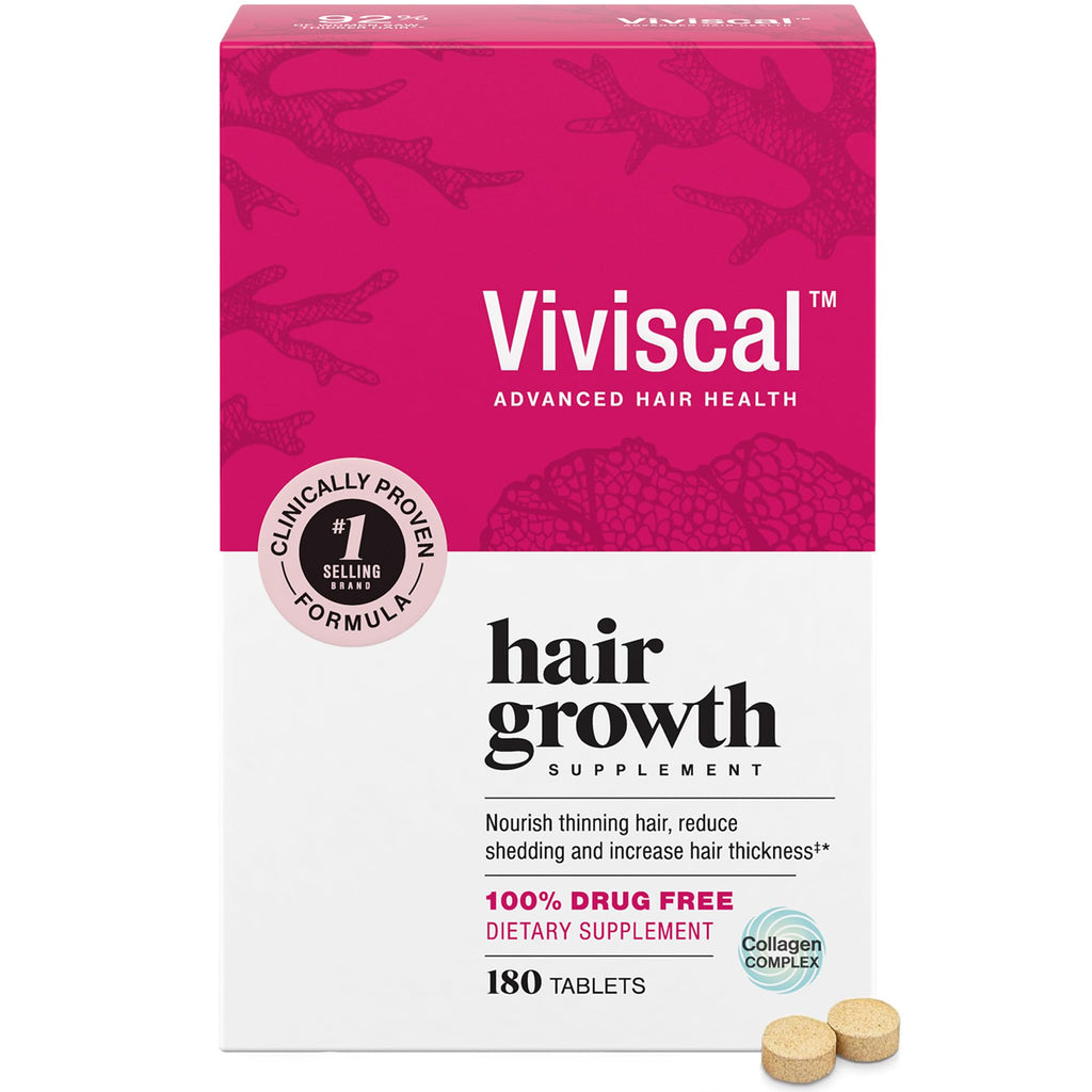 Viviscal Hair Growth Supplements for Women 180 Tablets (3-Month Supply)