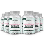 Organics Ocean Pure Magnesium Glycinate with Zinc - Maximum Strength Chelated Magnesium Supplement for Women and Men for Muscle Cramps and Sleep Support - 90 Capsule
