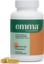 Emma Gut Health Supplement for Bloating & Gas Relief 60 Capsules