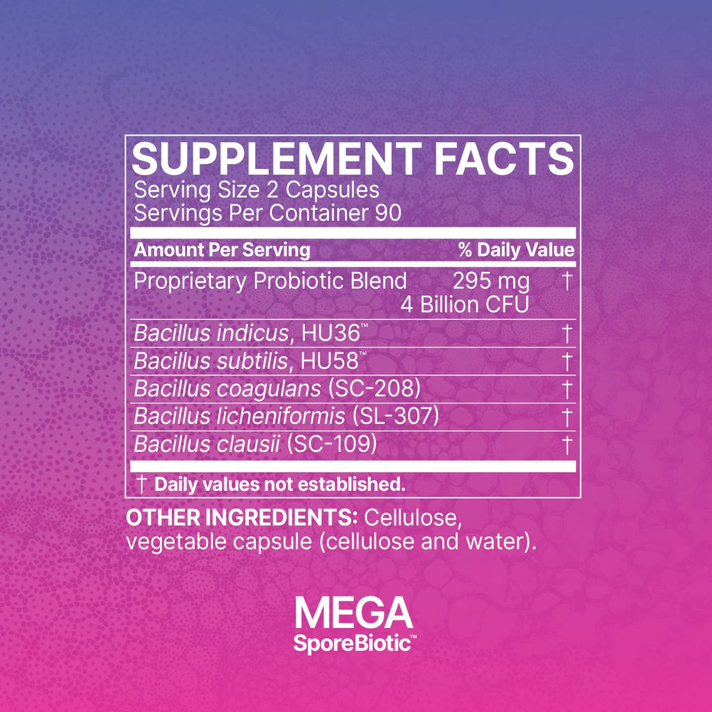 Microbiome Labs MegaSporeBiotic Probiotics for Women & Men - (180 Capsules)