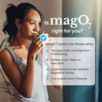 nbpure MagO7 - Natural Colon Cleanse & Detox | Occasional Constipation Relief, Stool Softening, & Bloating Support for Men & Women | Ozonated Magnesium Oxide, 90 Capsules