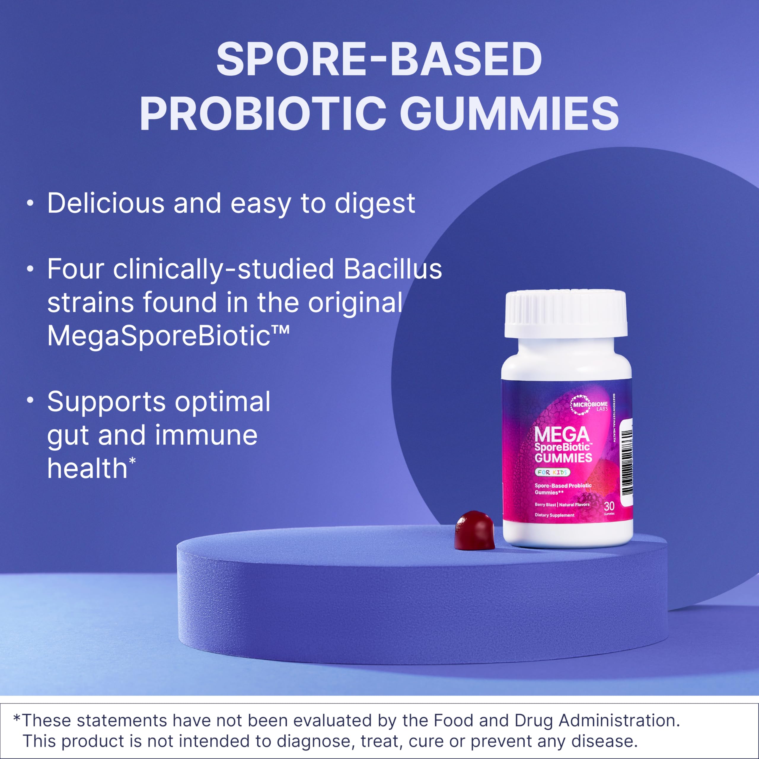 Microbiome Labs MegaSporeBiotic Probiotics for Women & Men - (180 Capsules)