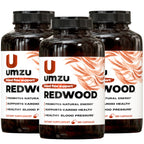 UMZU Redwood Max Nitric Oxide Booster, Blood Flow & Circulation Support for Men & Women, Energy, Stamina & Recovery – Heart & Varicose Vein Supplement – 2 Capsules Daily – 60 Count